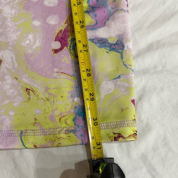 Tek Gear Multicolor Workout Leggings Yoga Capri Stretch Size XXL - Picture 10 of 12